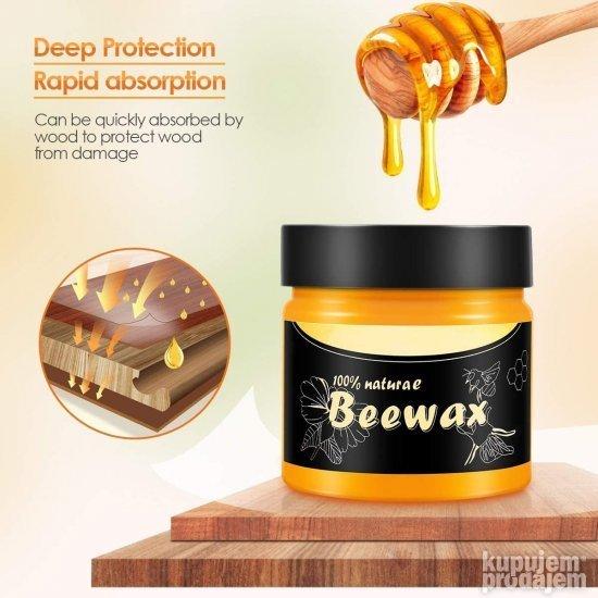 Beewax Pčelinji Vosak za Drvene Površine AKCIJA 1+1 Gratis